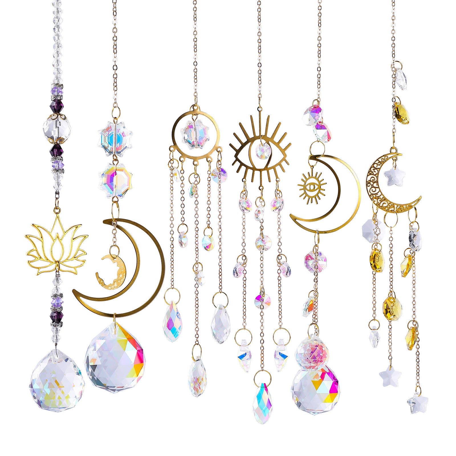 Crystal Suncatcher Prism Set